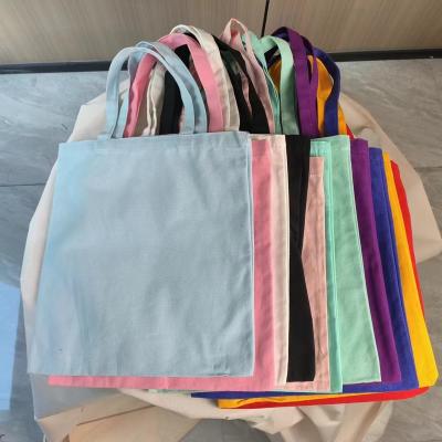 China Lining Material Canvas Hot Recycled Plain Cotton Shopping Bag Advertisement Tote Bag For Promotion for sale