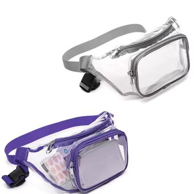 China Custom Outdoor Water Proof PVC Clear Fanny Pack OEM/ODM Perfect for Men and Women on the Go for sale