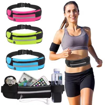 China Outdoor Neoprene Waterproof Hiking Cycling Running Belt Waist Bag Customized Color for sale