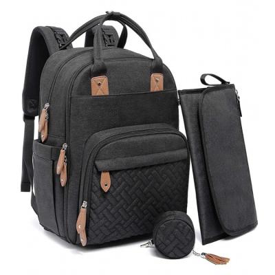 China Oxford Neueste Modische Baby Windel Rucksack Öko-freundlich Multifunktionelle Custom Windel Tasche zu verkaufen