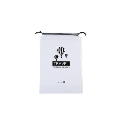 China Custom Logo Printed Draw String Bag voor make-up en cadeau verpakking nieuwste modieus Te koop