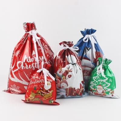 中国 リサイクル素材 カスタム デジタル プリント フィルム プラスチック クリスマス ギフト 梱包 バッグ 販売のため