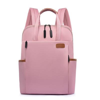 China Color personalizado Bolsa portátil de viaje al aire libre para mujeres Mochila con intercalado de computadora en venta