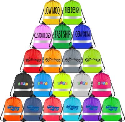 Κίνα Κλειδωτήριος σχοινί Custom Logo 210D Polyester Drawstring Mockpack για ταξίδια προς πώληση