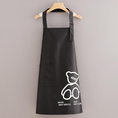 China Item Type Fashion Canvas Polyester Fabric Thick Cotton Apron for Unisex Kitchen for sale