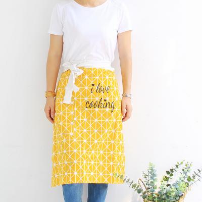 China Wait Staff Uniform Type Custom Coffee Bar Restaurant Chef Waiter Server Waist Apron for sale