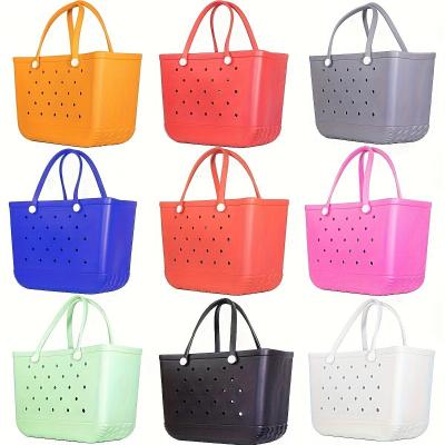 China Customized Color Women Fashion Shopping Hand Bags Shoulder Bag Waterproof Summer Beach Bag for sale