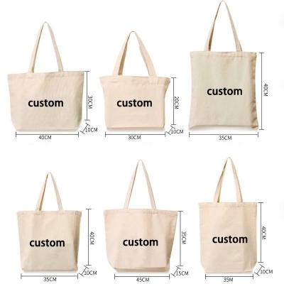 China Newest Fashinable Custom Logo Eco Friendly Canvas Tote Bag with Zipper and Pocket for sale