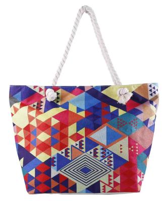 China Canvas Large Plain Reusable Shopping Tote Bag Beach Bag with Newest Fashionable Style for sale