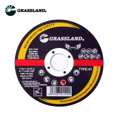 China 115mm Multi Material General Abrasive Multi Purpose Cutting Disc for sale