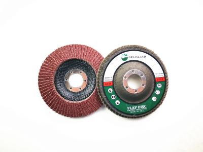 China Paño 115m m 80 Grit Flap Disc Wheel del óxido de aluminio T29 en venta