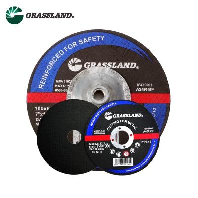 China 5 Inch Reinforced Fiberglass Metal Cut Off Discs 125 X 3.2 X 22Mm for sale