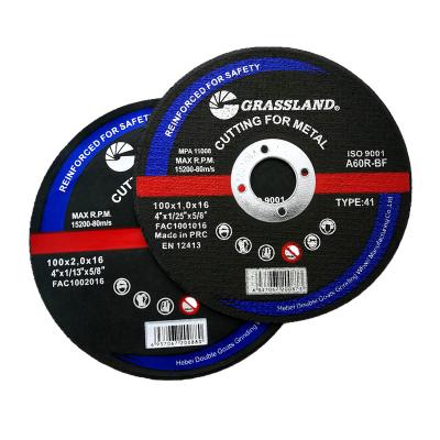 China 24# Grit Abrasive Metal 100x1.2x16mm Inox que corta discos para de aço inoxidável à venda