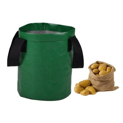 China Economic Wholesale Waterproof Planter Grow Pots Vegetable Garden Plant PE Tomato Plastic Grow Bags for sale