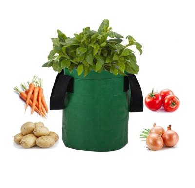 China Economic Flower Pots DIY Planters Potato Grow Planter PE Cloth Planting Container Bag Thicken Garden Pot for sale