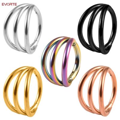 China FASHIONABLE 316 L Stainless Steel Ear Weight Ear Gauges Popular Piercing Tunnels Body Jewelry for sale