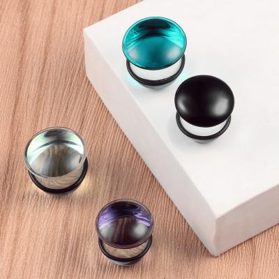 China Environmental Friendly Factory Glass Ear Gauges Plugs Ear Expander Weights Flesh Tunnels Body Piercing Jewelry for sale