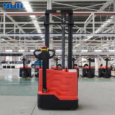 China Garment Shops Fully Electric Multifunctional Handle Pallet Stacker Lifting Forklift Lifting Electric Pallet Stacker for sale