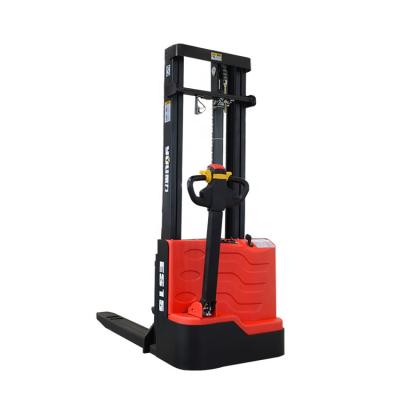 China Hotels Factory Supply Good Price Electric Terrain Pallet Stacker Scissor Hand Truck Stacker for sale