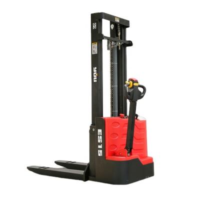 China Hotels 1.5 ton 2 ton electric stacker 3 ton electric pallet lift stacker forklift for sale