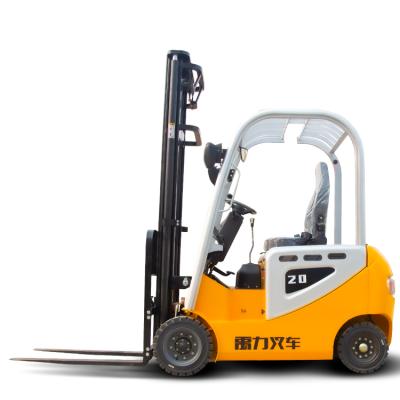 China Counterweight 4 wheel 1 ton 2 ton electric forklift with CE certification and battery charger 380V/230V for sale