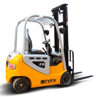 China Counterweight 1ton 2 ton 4 wheel mini full electric forklift 2 ac motor smart battary forklift for sale