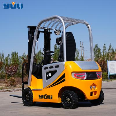 China Hot Selling Cheap Custom Electric Forklift 2 Ton Counterweight Flexible Pusher Forklift for sale