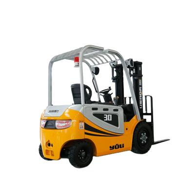 China 2021 Unique Counterweight Design 3 Ton Container Forklift Electric Pallet Truck For Farms for sale