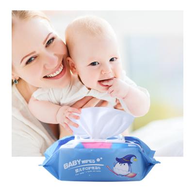 China Eco-friendly custom biodegradable sensitive wet moist cloths toallas cloth toallas custom water organic baby wipes for face hand cleaning for sale