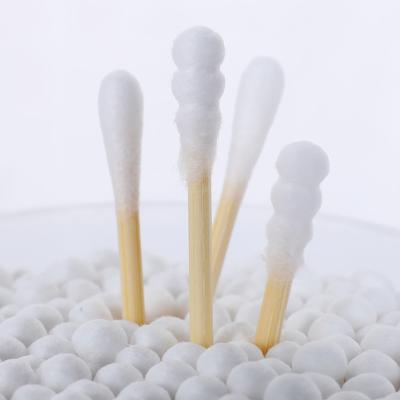 China Strong Adsorption Hot Selling Disposable Cotton Bud Industrial Independent Packing Cotton Earbuds for sale