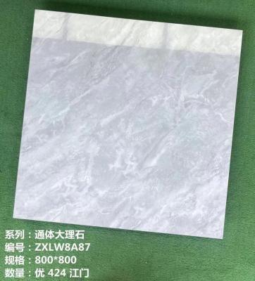 China Full Body 80x80Commercial Marble Tile Porcelain Flooring SALE COLLECTION Wall Style Surface Modern Northern Room for sale