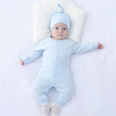 China Factory Strength Cotton Breathable Custom Organic Baby Overalls Newborn Baby Clothes for sale