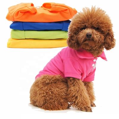 China Casual dog t-shirt pet logo t-shirt for spring and summer apparel for sale