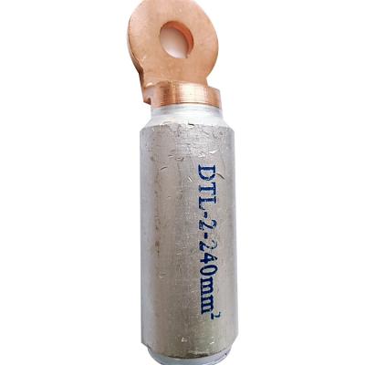 China DTL-2 type 240 aluminum copper type mm2 crimp lug supports DTL-2-240 for sale