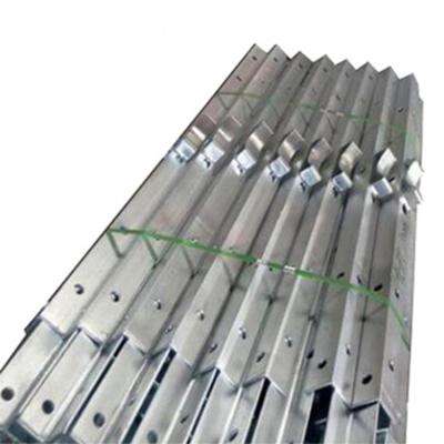 China Lines On Power Trans Channel Galvanized Steel Electric Pole Cross Arms For Overhead Power Line for sale