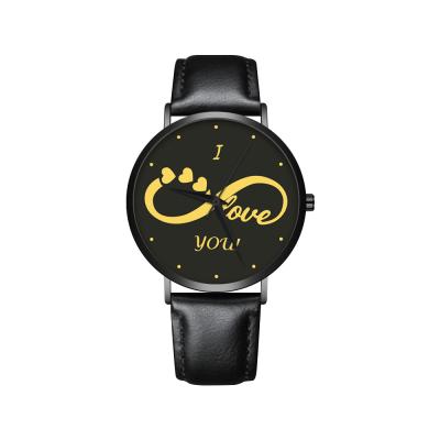 China Unisex Couples Watch I Love You Heart Quartz Analog Watch Women Synchronize Ladies Dress Casual Wristwatch Fashion Lovers Wristwatch for sale