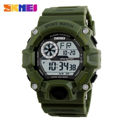 China Relogio Masculino 1019 Digital Back Luminous Shock Alarm 50M Waterproof Watch LED Military Wristwatches Mens Sports Watches SKMEI for sale