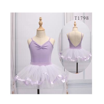 China Soft. Comfortable. New Design Breathable Sleeveless Ballet Pure Color Girls Dance Dress Professional Ballet Dress for sale