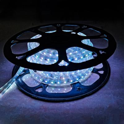 China Cold White Led Warehouse 220V 5050 LED Strip Light IP 67 50m/roll 100m/roll for sale