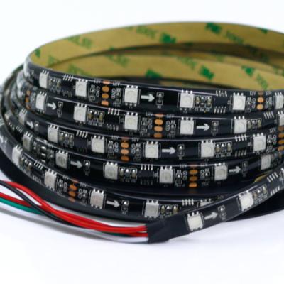 China 12 Decorative Lighting Addressable Pixel 48 V Individually WS2818 RGB LED Strip / LED Meter for sale