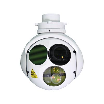 China high quality 3D view mode survelliance camera with 1080P 30X zoom camera and IR camera with laser ranging for ADAV drone for sale