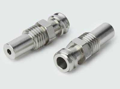 China SUS304 CNC-precisie gedraaide onderdelen praktisch voor de connectorindustrie Te koop