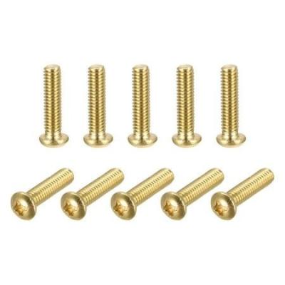 China M4 Brass Machine Screws Fastener Bolts for Furniture, Electronics Te koop