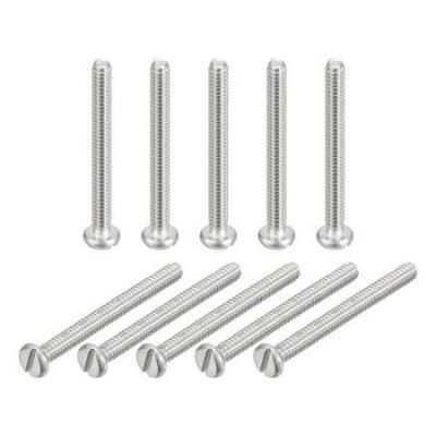 Cina 304 Stainless Steel Machine Screws M1.6x16mm Slotted Drive Pan Head Screw Bolts in vendita