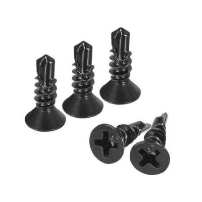 中国 ST4.2x13mm Sheet Metal Screws, 410 Stainless Steel Flat Head Screws CNC PARTS 販売のため