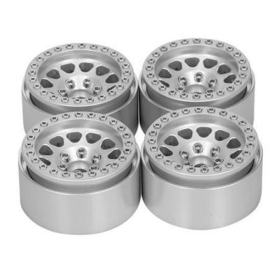 China Aluminum Alloy 1.9 Inch RC Wheels Rims /10th RC Crawler Truck Car Axial SCX10 D90 for sale