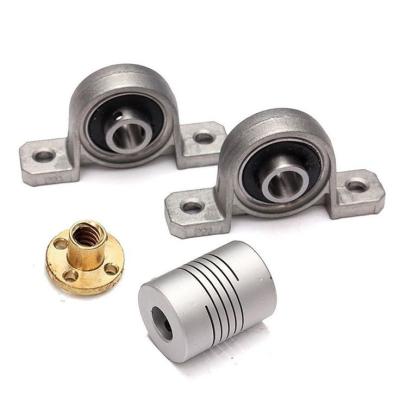 中国 100-1000mmStainless Steel Lead Screw withShaft Coupling and MountingSupport CNC Parts 販売のため