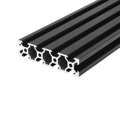 中国 500Mm 2080 V-Slot Aluminum ProfileExtrusion Frame DlY CNC Tool Black 販売のため