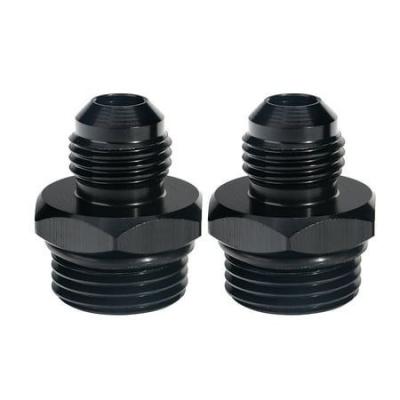 Китай 3mirrors Aluminum Alloy ORB-8 O-Ring Boss -8AN to -6AN Male Adapter Fitting Straight Black Anodized продается