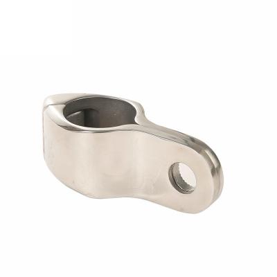 China High Quality Stainless Steel Marine Hardware Parts Handle Pipe Clamp Lost Wax Casting Pipe Fittings for sale